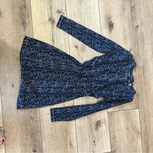 Free People Black and White Mini Dress